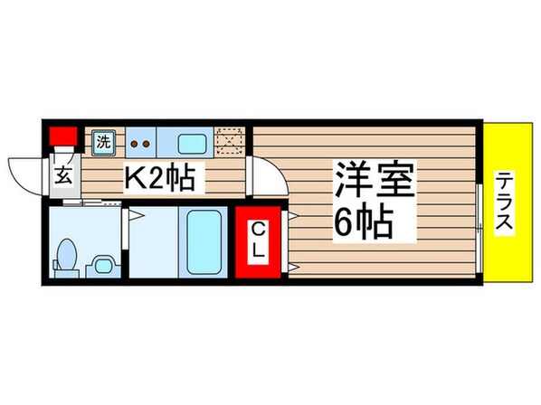 ハイツ凪の物件間取画像